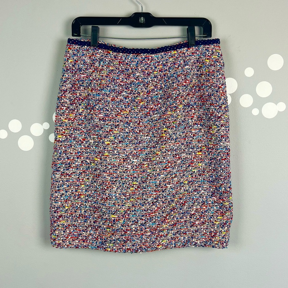 Tahari ASL Boucle Pencil Tweed Skirt Size 8P